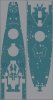 Pontos 35002WD1 USS BB-63 Missouri Wooden Deck set Blue Deck (1:350)